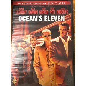 Ocean's Eleven DVD 2001 A Steven Soderbergh Film George Clooney Matt Damon
